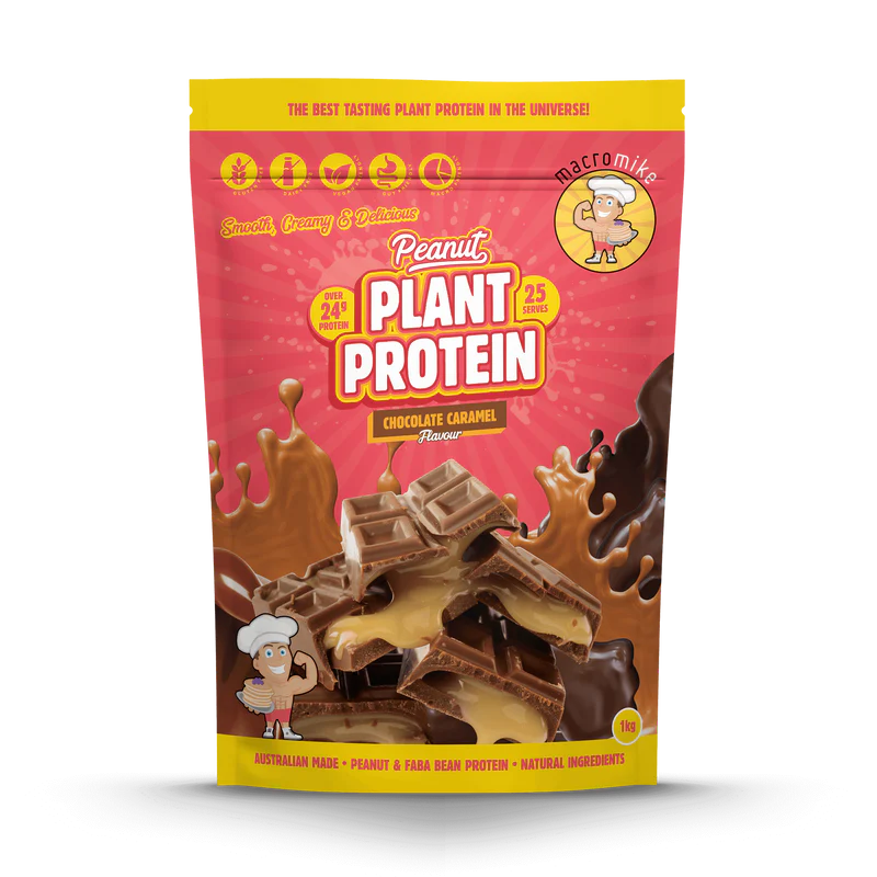 Macro Mike Peanut Plant Protein - Chocolate Caramel - 1kg