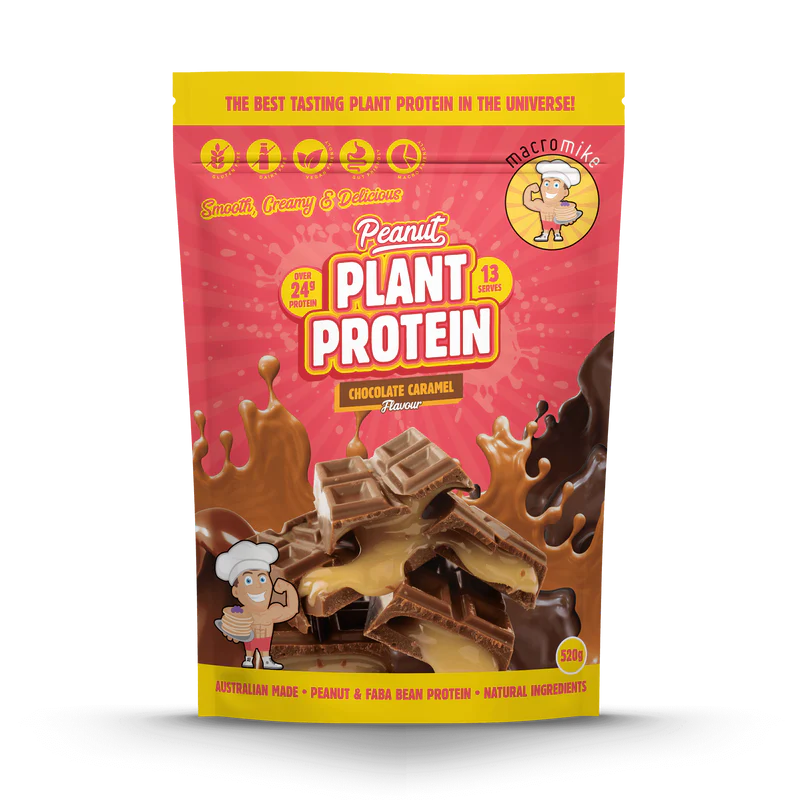 Macro Mike Peanut Plant Protein - Chocolate Caramel - 520g