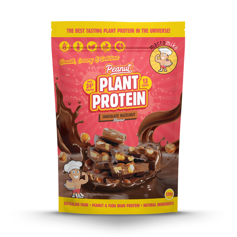 Macro Mike Peanut Plant Protein - Chocolate Hazelnut - 520g