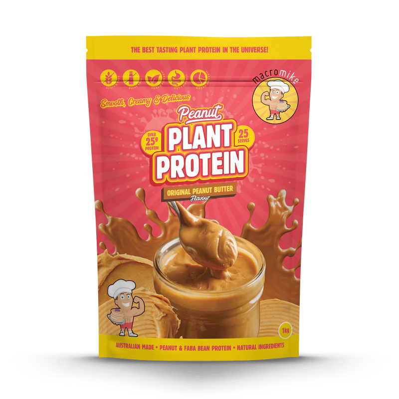 Macro Mike Peanut Plant Protein - Original Peanut Butter - 1kg