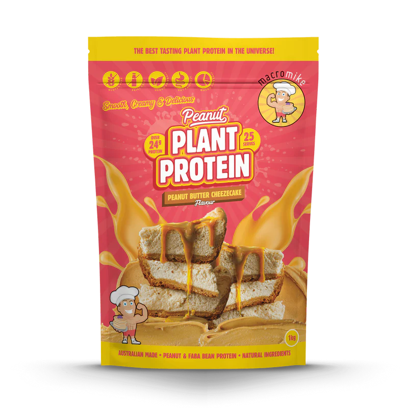 Macro Mike Peanut Plant Protein - Peanut Butter Cheezecake - 1kg