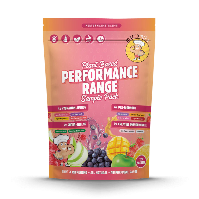 Macro Mike Plant Based Peformance Range - Sample Pack - 12 x 5g/10g
