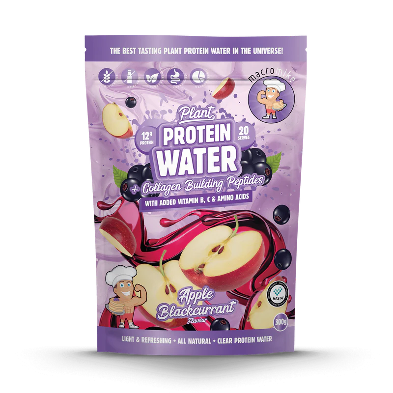 Macro Mike Plant Protein Water - Apple Blackcurrant - 300g