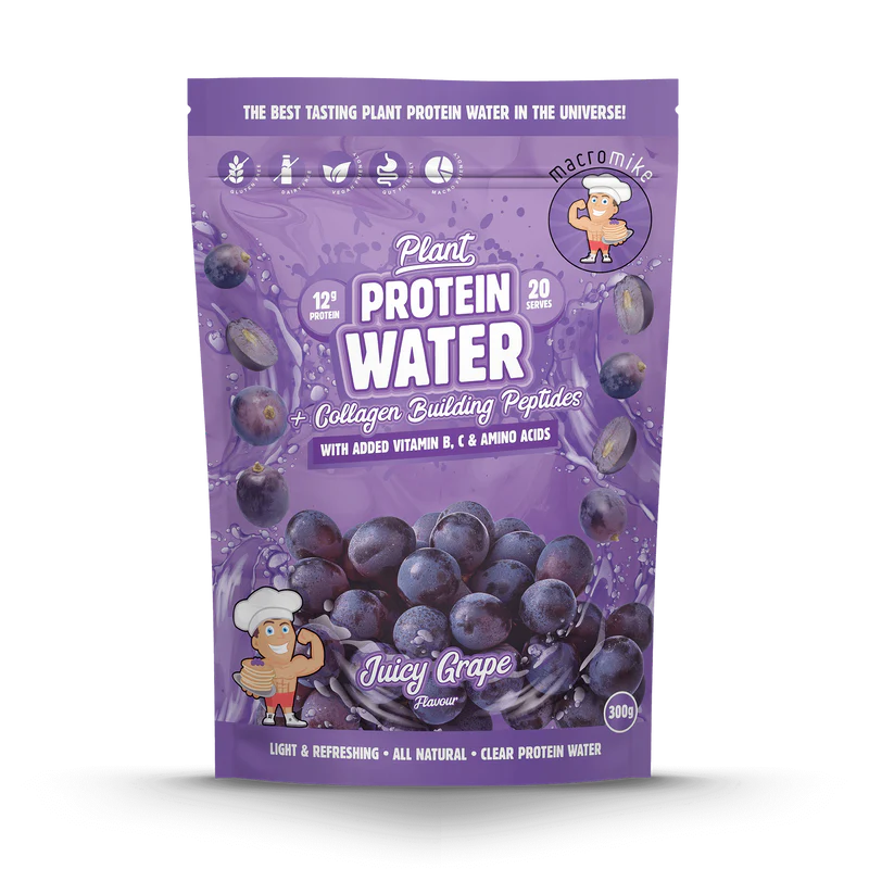 Macro Mike Plant Protein Water - Juicy Grape - 300g