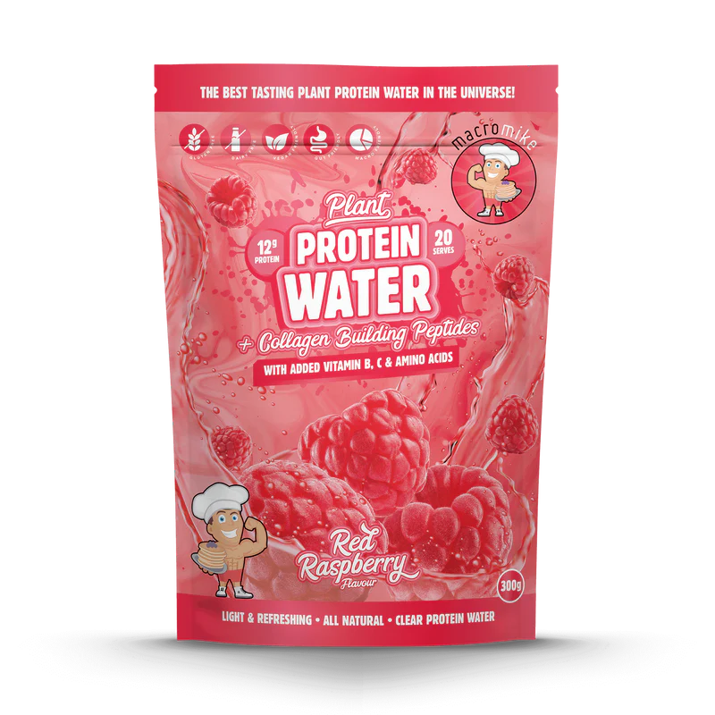 Macro Mike Plant Protein Water - Red Raspberry - 300g