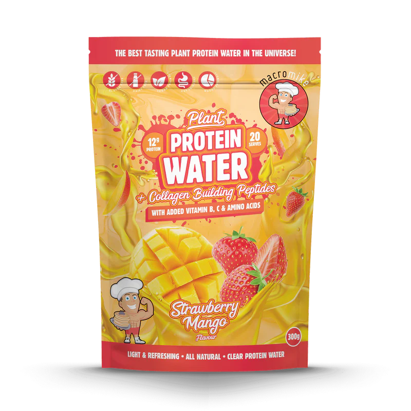 Macro Mike Plant Protein Water - Strawberry Mango - 300g