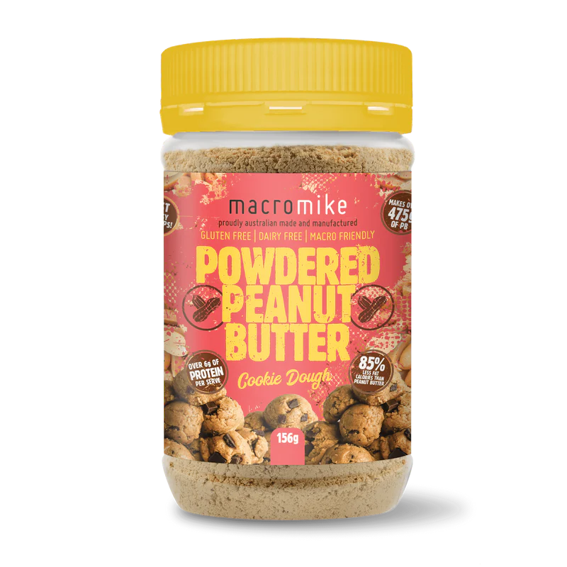 Macro Mike Powdered Peanut Butter - Cookie Dough - 156g