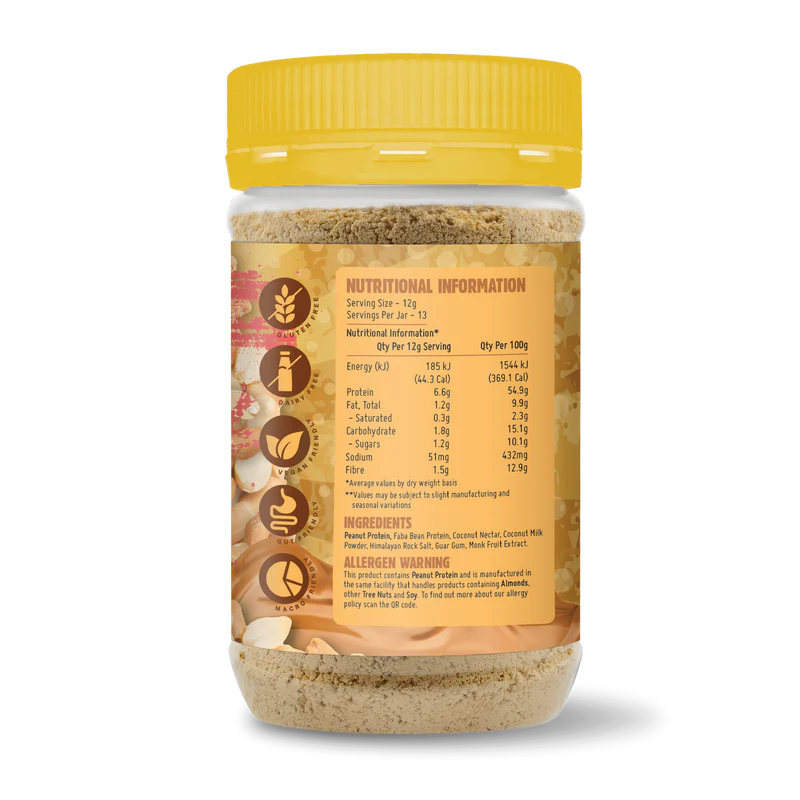 Macro Mike Powdered Peanut Butter - Original - 156g