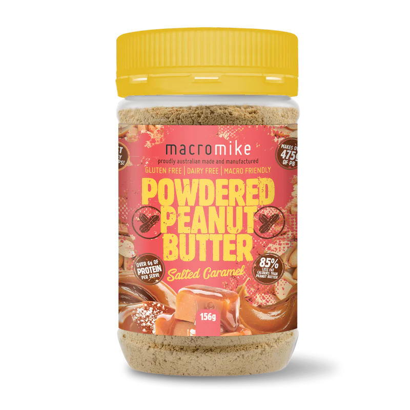 Macro Mike Powdered Peanut Butter - Salted Caramel - 156g