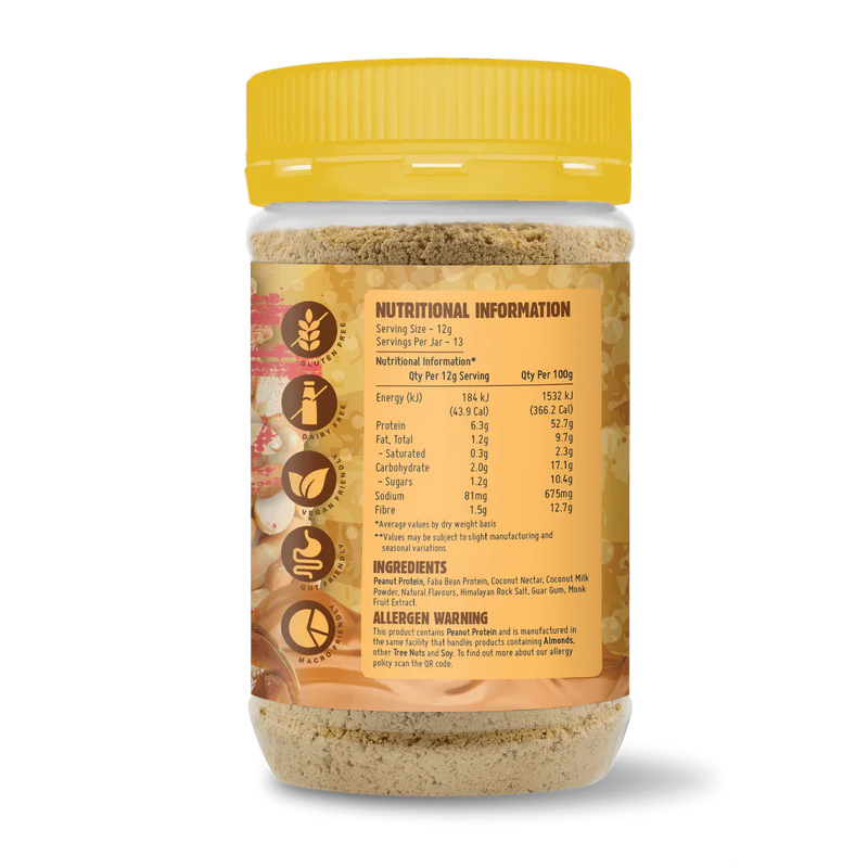 Macro Mike Powdered Peanut Butter - Salted Caramel - 156g