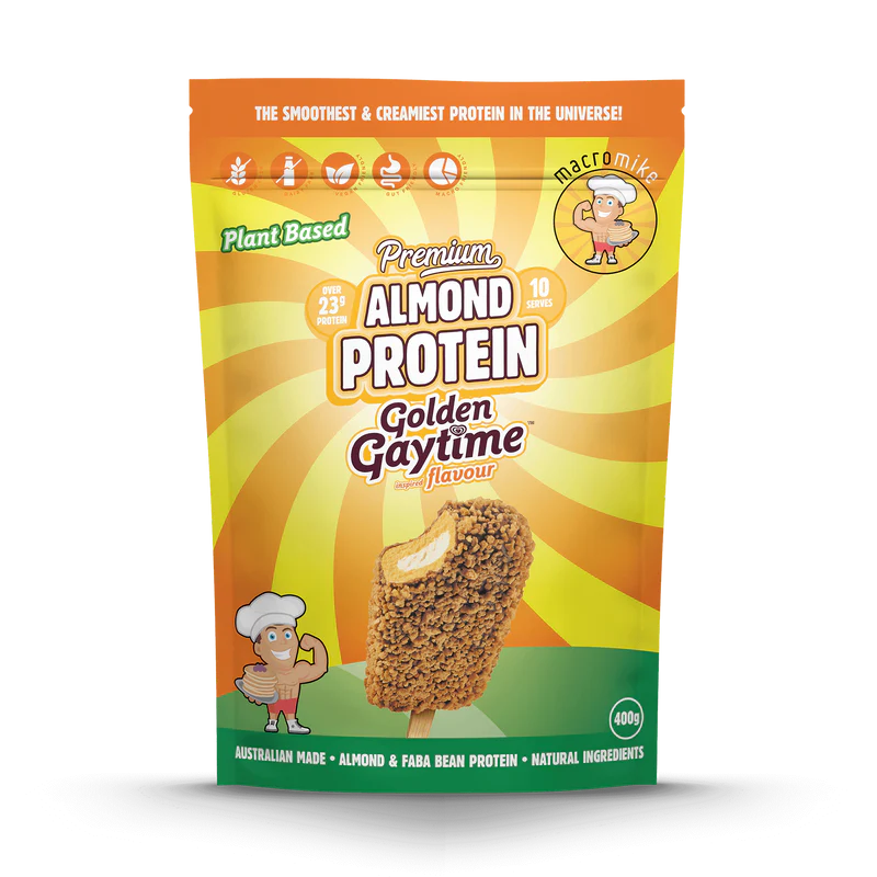 Macro Mike Premium Almond Protein - Golden Gaytime - 400g