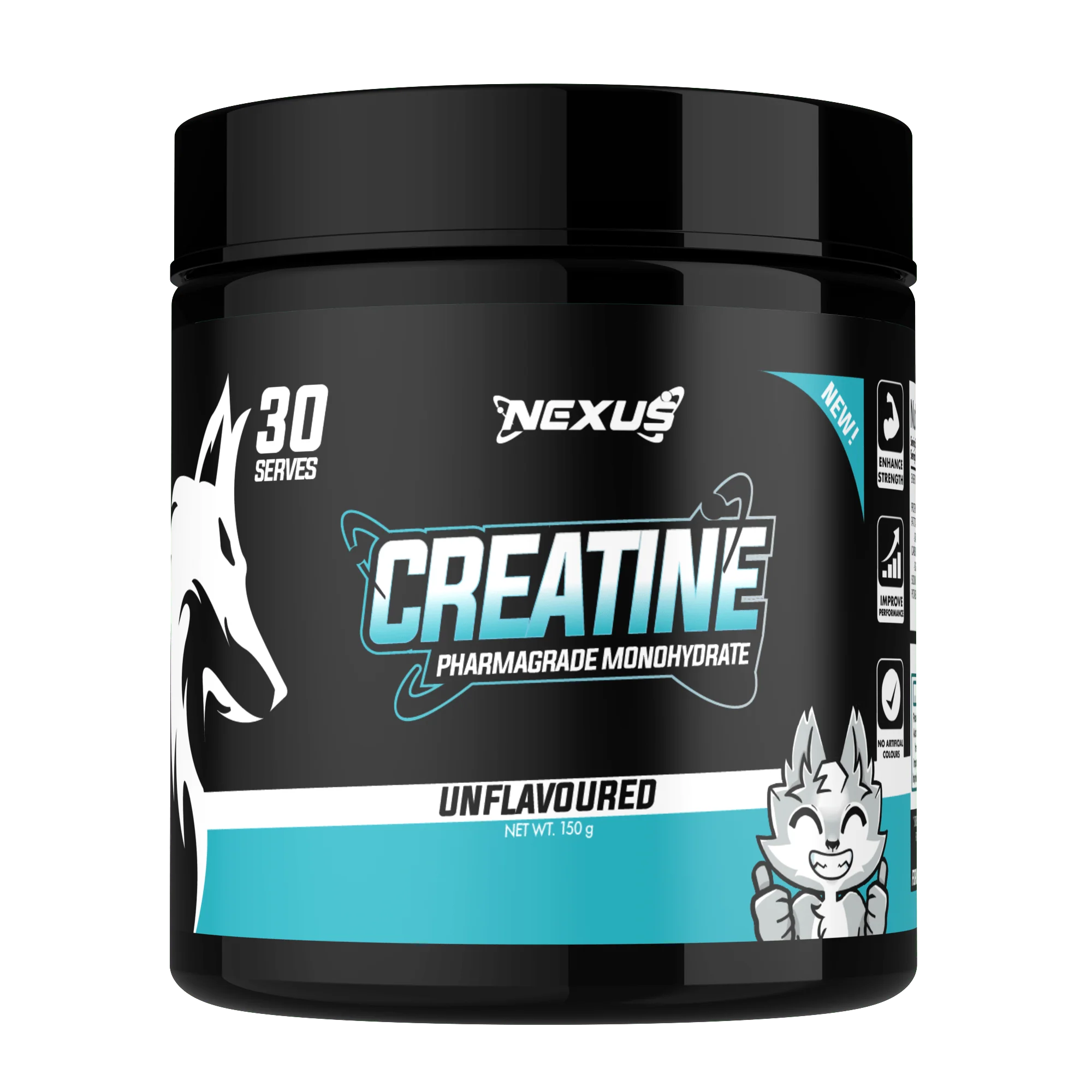 Nexus Creatine Monohydrate - 150g (30 Serves) - Unflavoured