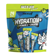 Nexus Hydration+ Electrolyte & Creatine - 24 x Sachets (192g) - Razz & Lime