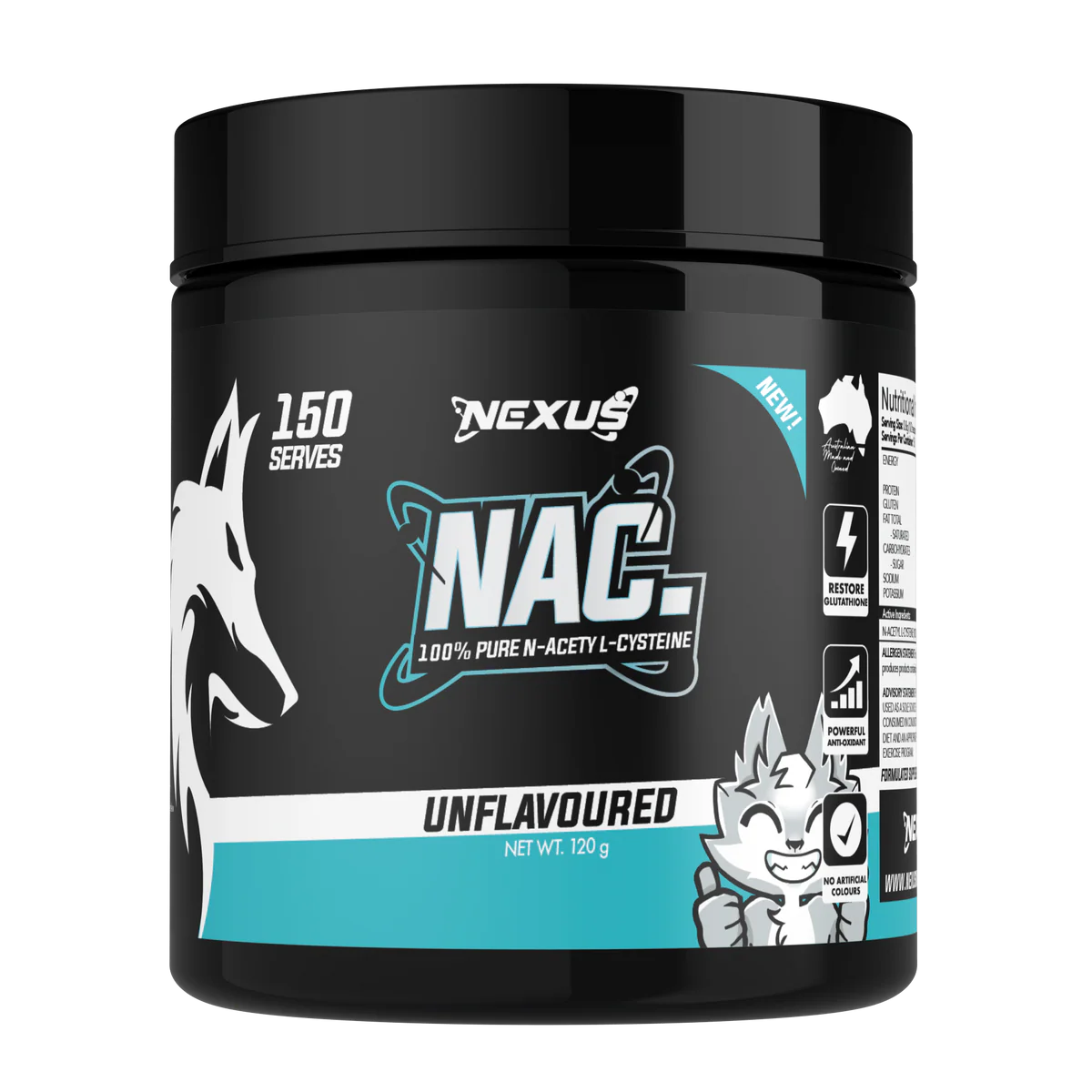 Nexus NAC  - 120g (150 Serves) - Unflavoured