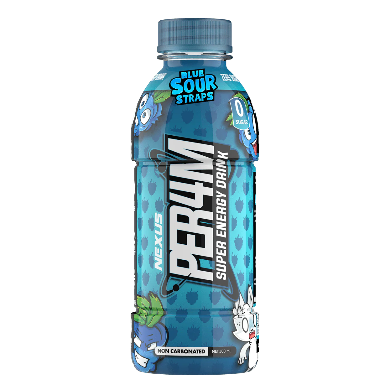 Nexus PER4M Energy Drink RTD - 355ml - Blue Sour Straps