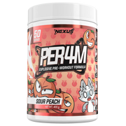 Nexus PER4M Pre-Workout - 400g (50 Serves) - Sour Peach