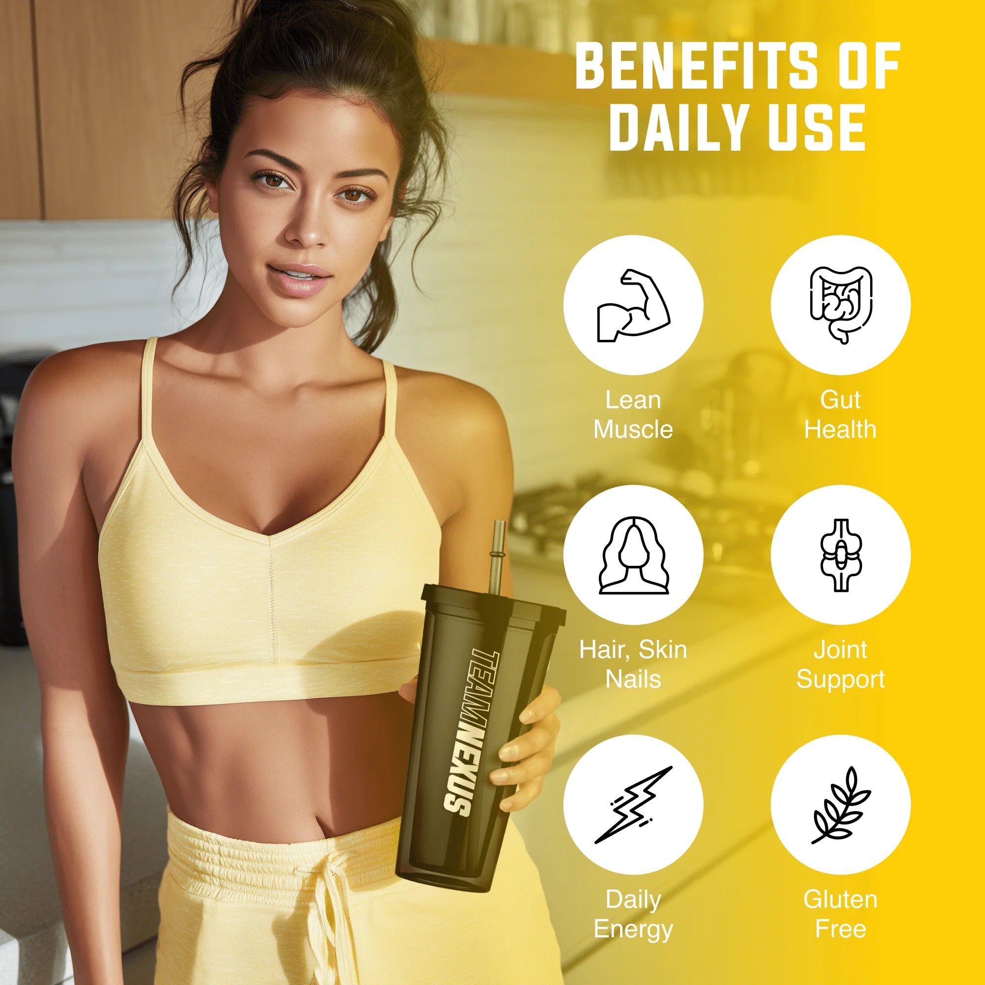 Nexus Super Protein Water - 750g (30 Serves) - Pineapple Slice