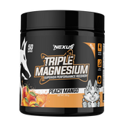 Nexus Triple Magnesium - 310g (50 Serves) - Peach Mango