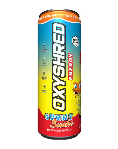 OxyShred Energy Drink RTD Can - 355ml - Single - Gummy Snake