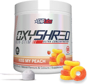 OxyShred Non-Stim Ultra Concentrate by EHPlabs - 306g (40 Serves) - Kiss My Peach