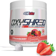OxyShred Non-Stim Ultra Concentrate by EHPlabs - 306g (40 Serves) - Strawberry Sunrise