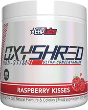 OxyShred Non-Stim Ultra Concentrate by EHPlabs - 324g (40 Serves) - Raspberry Kisses
