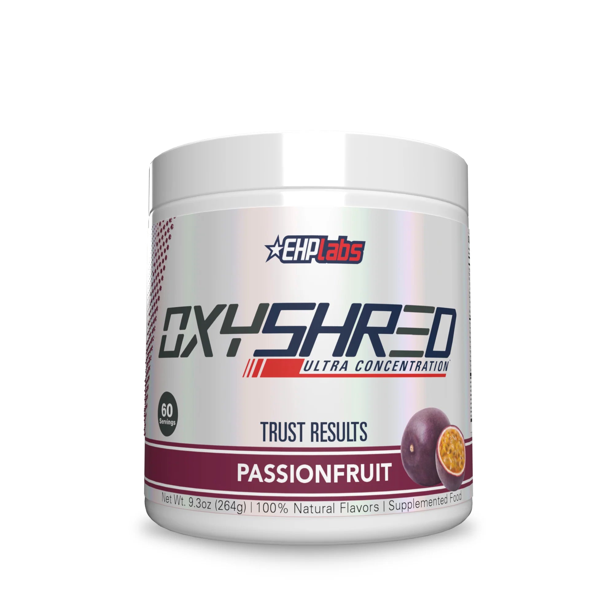 OxyShred Thermogenic Fat Burner by EHPlabs - 276g (60 Serves) - Passionfruit