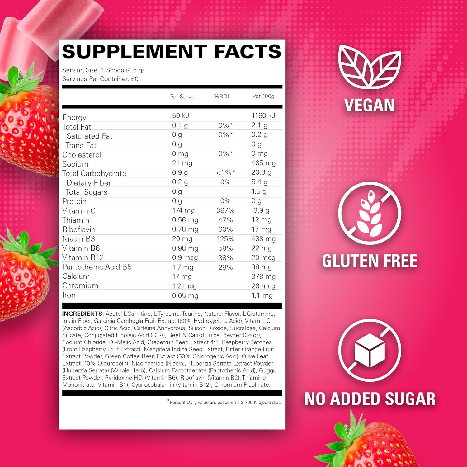 OxyShred Ultra Concentrate by EHPlabs - 270g (60 Serves) - Cosmic Blast