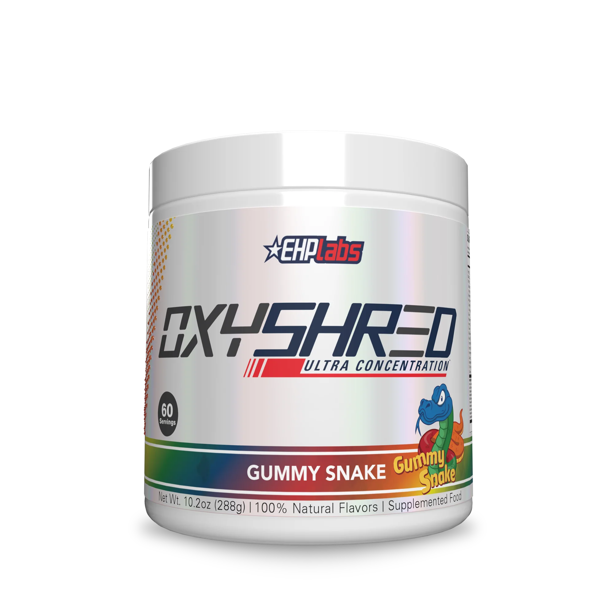 OxyShred Ultra Concentrate by EHPlabs - 288g (60 Serves) - Gummy Snake