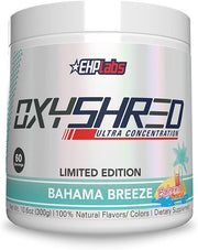 OxyShred Ultra Concentrate by EHPlabs - 300g (60 Serves) - Bahama Breeze