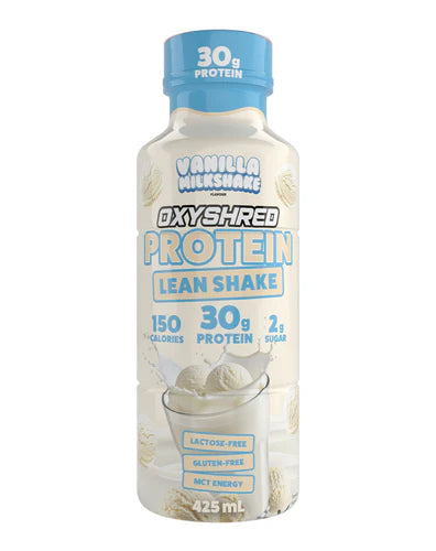Oxyshred Protein Lean Shake - Vanilla Milkshake - 425ml