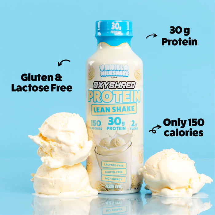 Oxyshred Protein Lean Shake - Vanilla Milkshake - 425ml