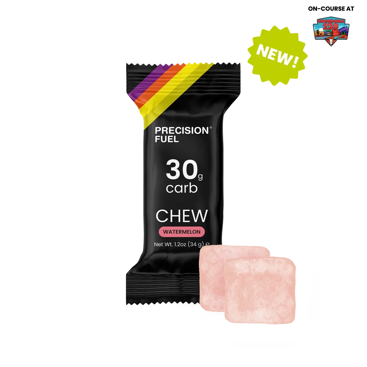 Precision Fuel 30g Carb Chew - Watermelon (15 Pack)