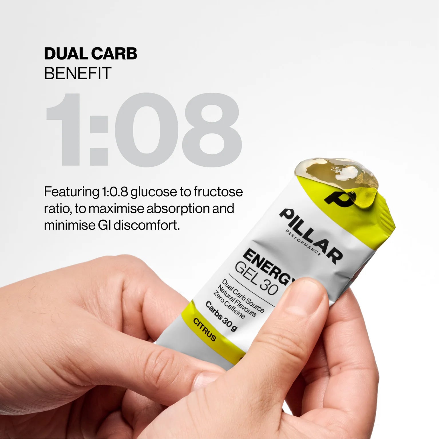 Pillar Energy Gel 30 - Original (Unflavoured) - 50g (Single)
