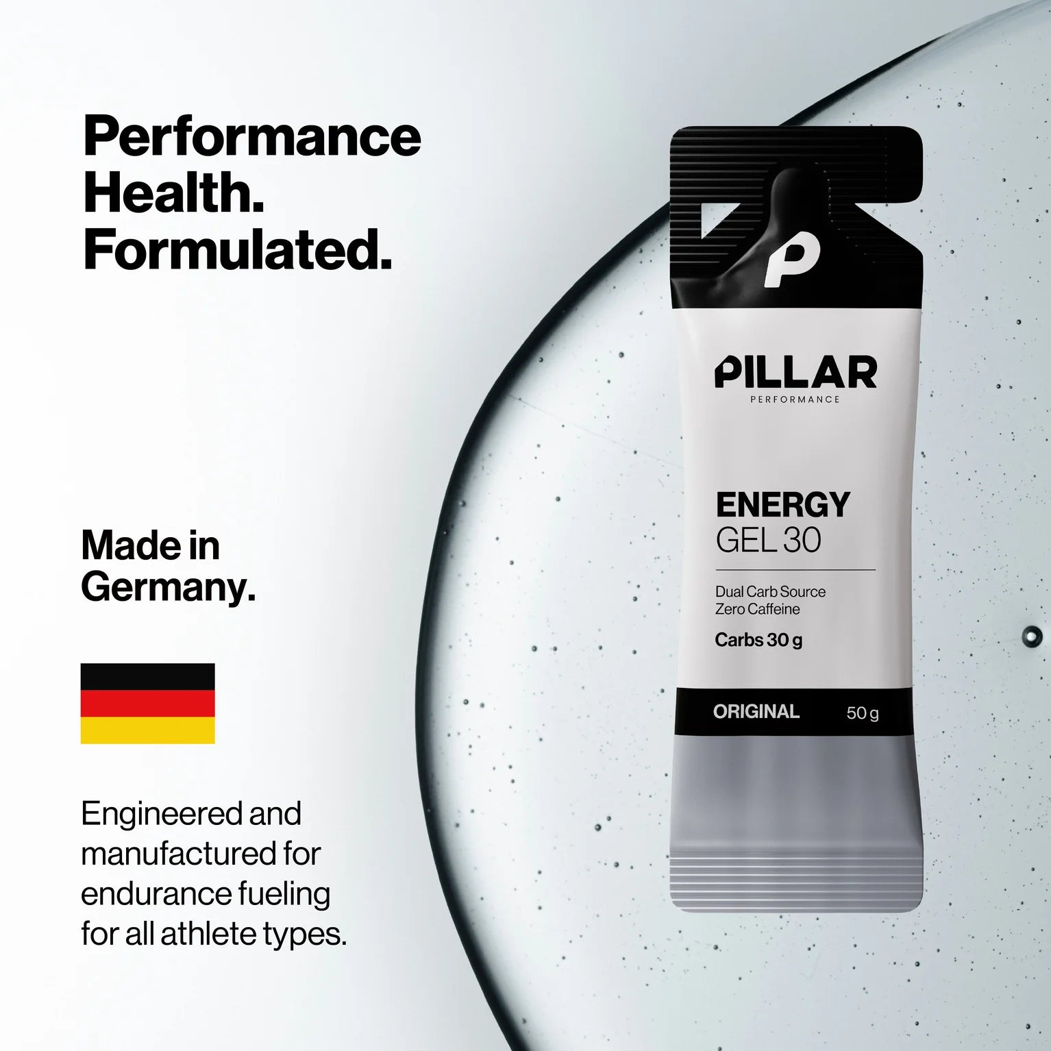 Pillar Energy Gel 30 - Citrus - 50g (Single)
