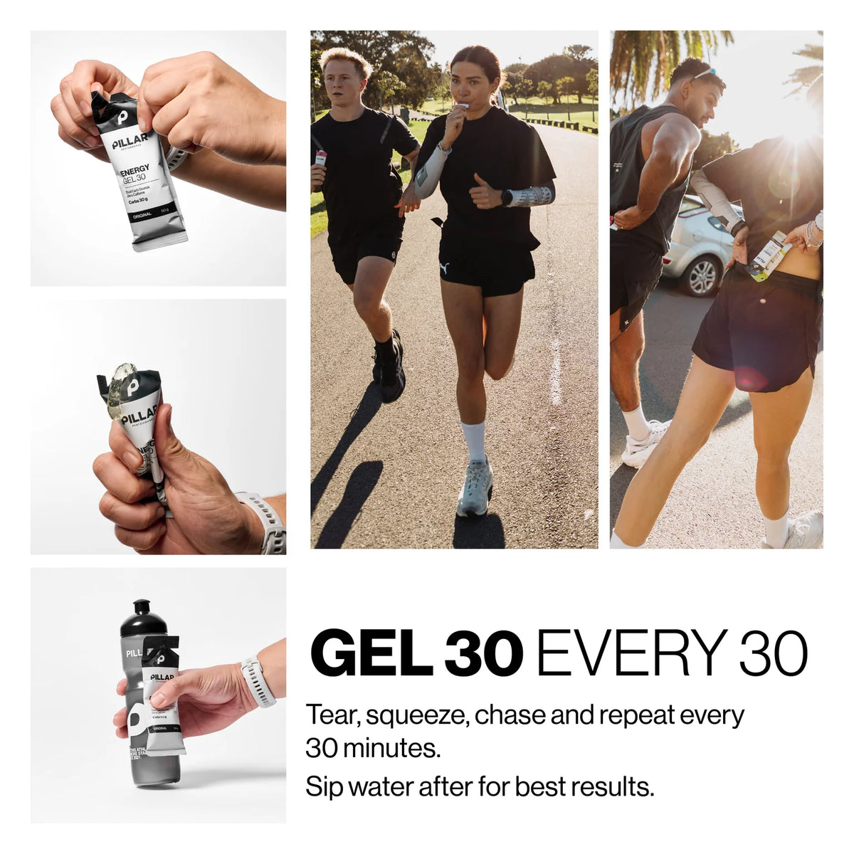 Pillar Energy Gel 30 - Original (Unflavoured) - 50g (Single)