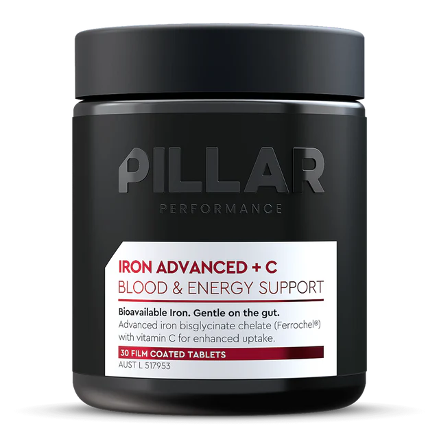Pillar Performance Iron Advanced + C - 30 Tablets