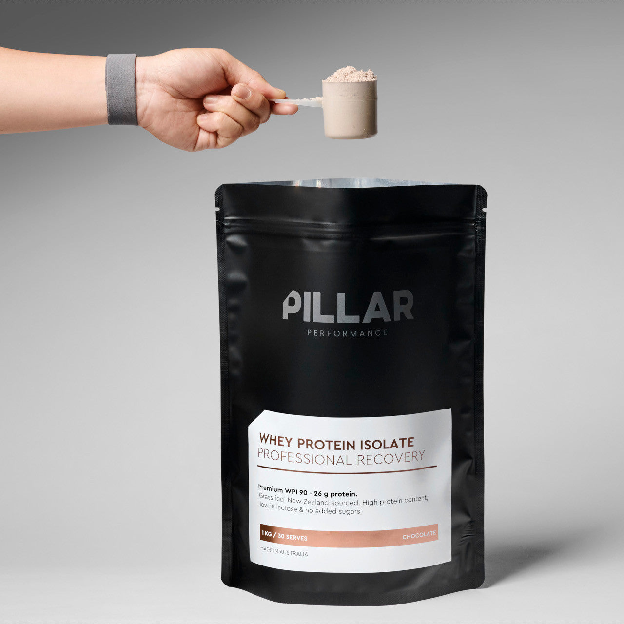 Pillar Performance NZ Grass Fed Isolate Protein (Pouch) - Vanilla - 1kg