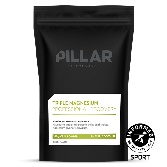Pillar Performance Triple Magnesium Pouch Vitamins (Pouch) - Pineapple Coconut - 400g
