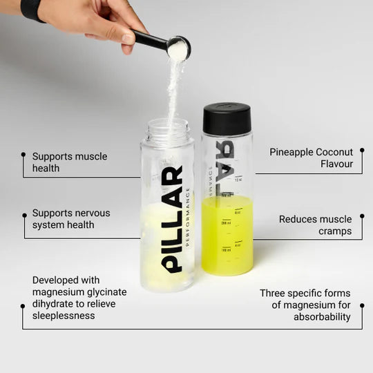 Pillar Performance Triple Magnesium Pouch Vitamins (Pouch) - Pineapple Coconut - 400g