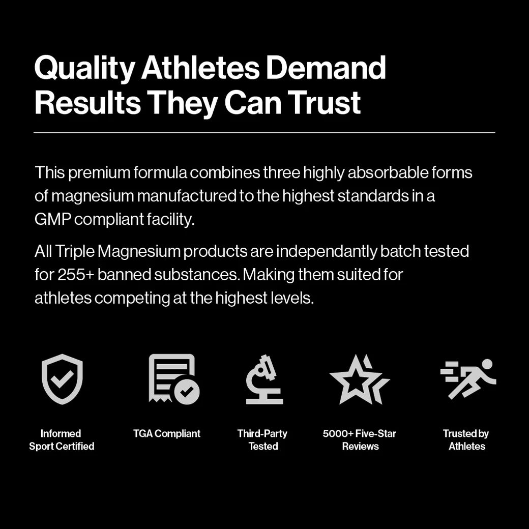 Pillar Performance Triple Magnesium Tablets - 60 Capsules
