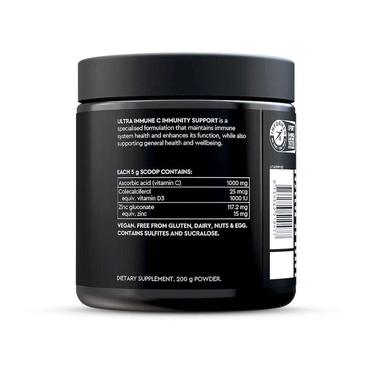 Pillar Performance Ultra Immune C Vitamins - Tropical - 200g