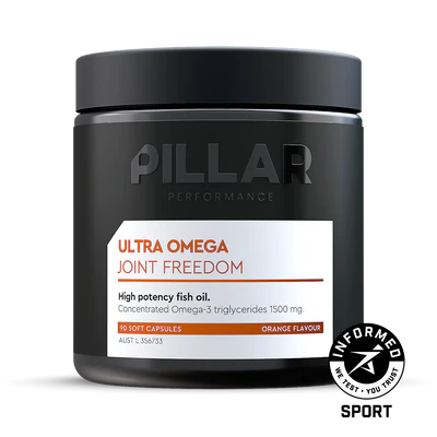 Pillar Performance Ultra Omega Vitamins - 90 Capsules