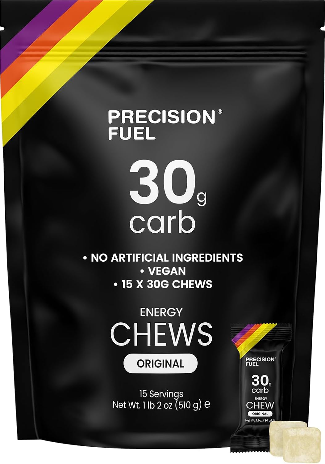 Precision Fuel 30g Carb Chew - Original (15 Pack)