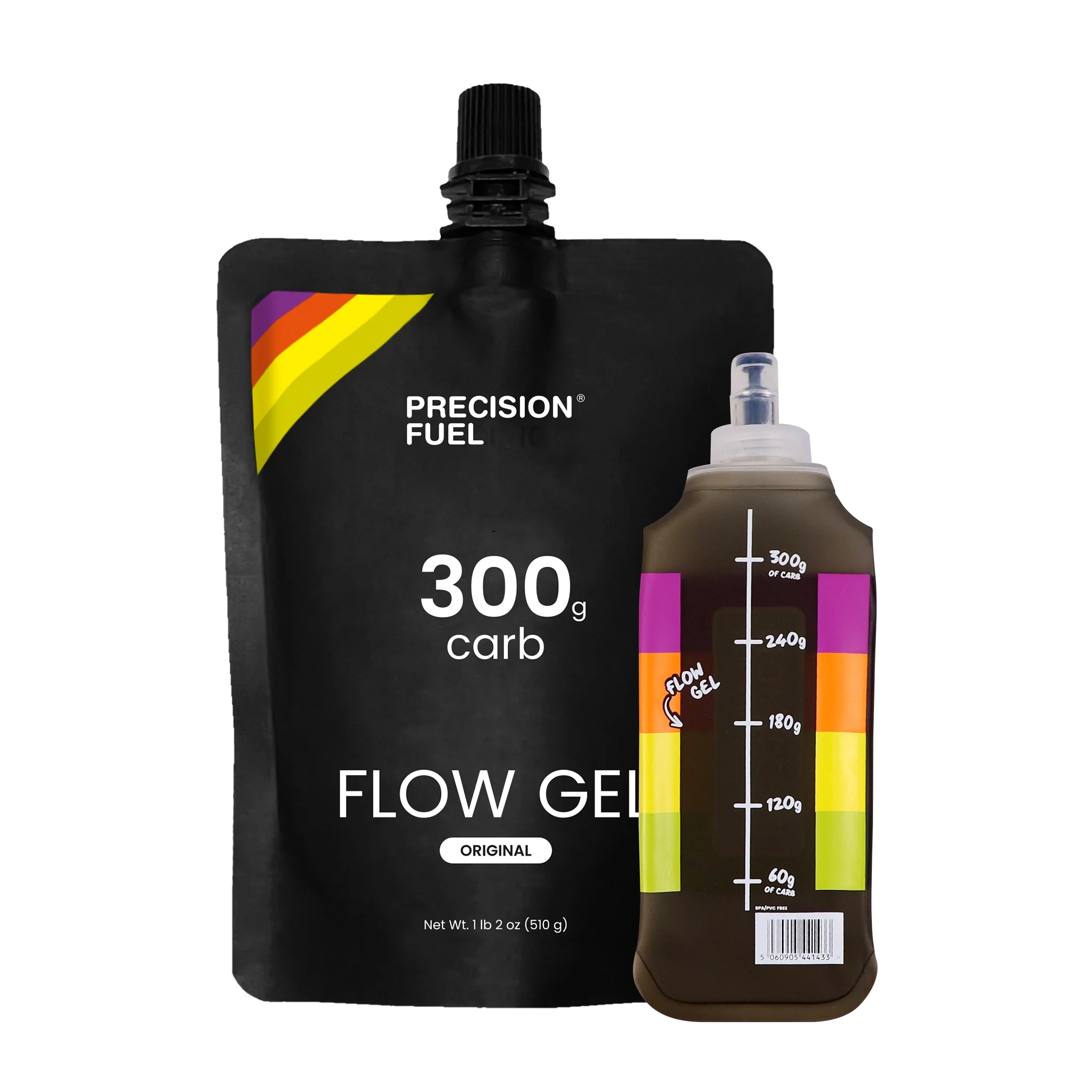 Precision Fuel 300g Carb Flow Gel - Original - 510g