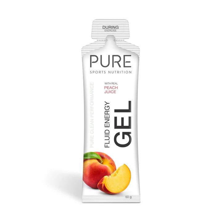 Pure Fluid Energy Gel - Peach Juice - 50g (Single)