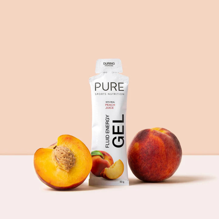 Pure Fluid Energy Gel - Peach Juice - 50g (Single)