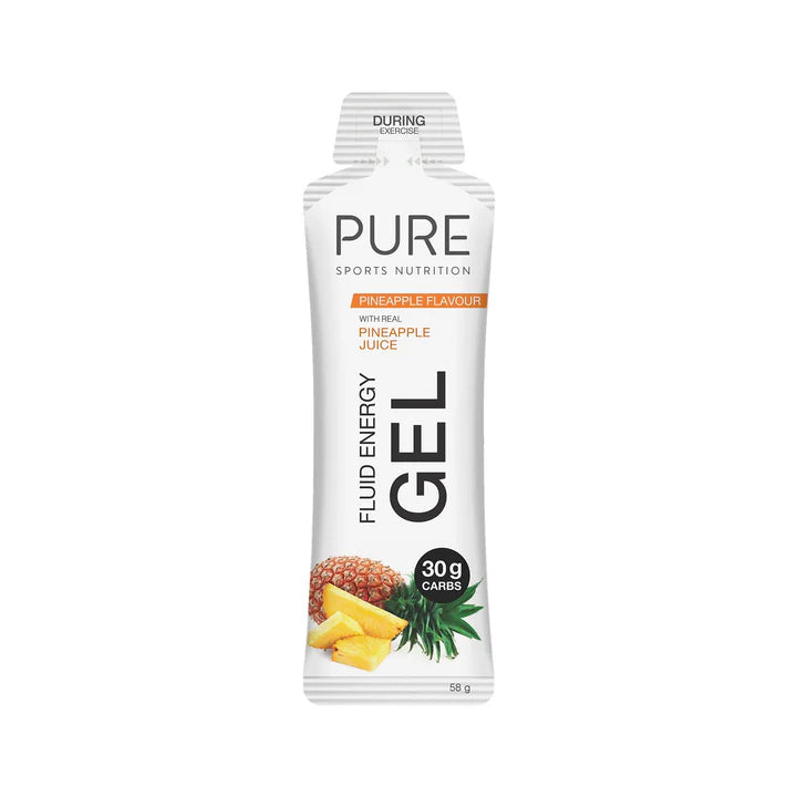 Pure Fluid Energy Gel - Pineapple Flavour - 57g (Single)