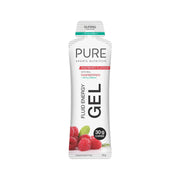 Pure Fluid Energy Gel - Raspberry Flavour + Caffeine - 50g (Single)