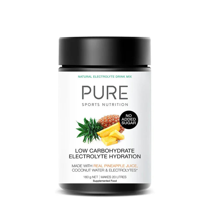 Pure Low Carb Electrolyte Hydration - Pineapple - 160g (20 Serves)